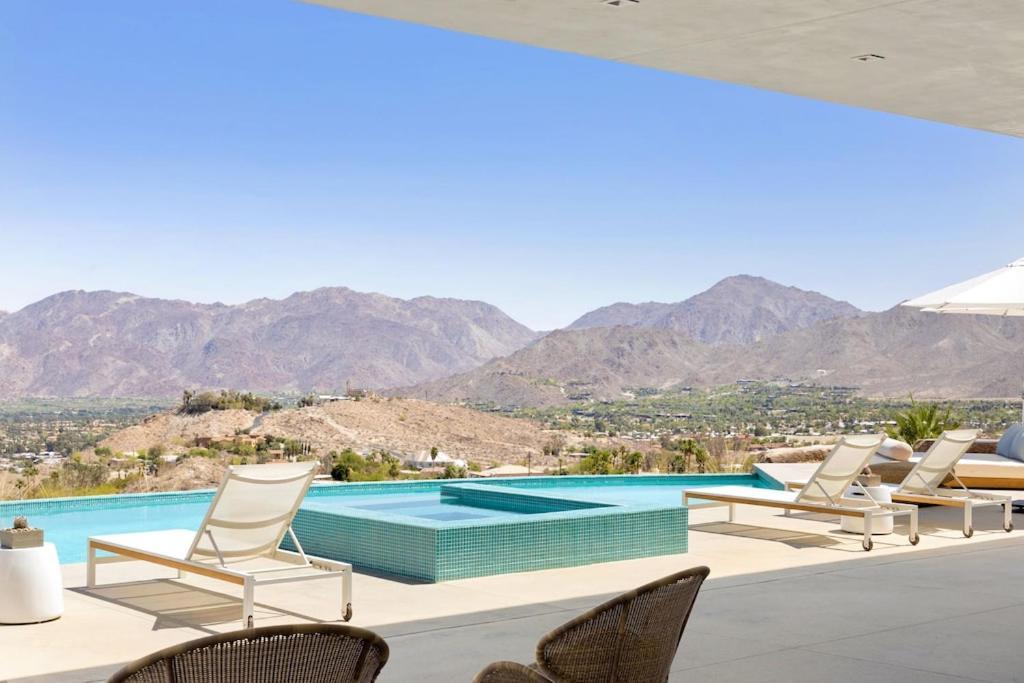 The Dream House Modern Estate Perched Above Palm Desert Villa Exterior photo