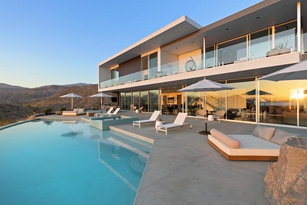 The Dream House Modern Estate Perched Above Palm Desert Villa Exterior photo