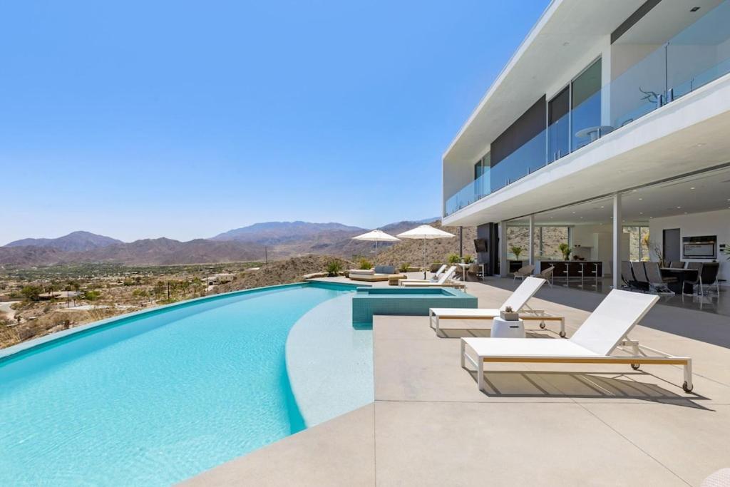 The Dream House Modern Estate Perched Above Palm Desert Villa Exterior photo