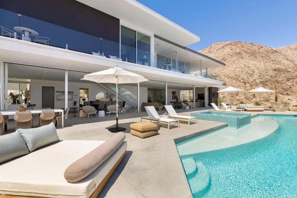 The Dream House Modern Estate Perched Above Palm Desert Villa Exterior photo