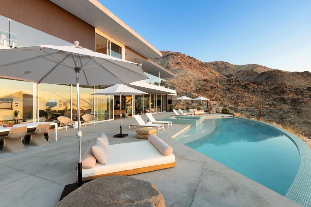 The Dream House Modern Estate Perched Above Palm Desert Villa Exterior photo